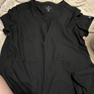 Black scrub set